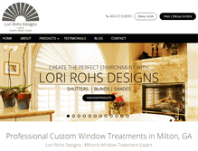 Tablet Screenshot of lorirohsdesigns.com